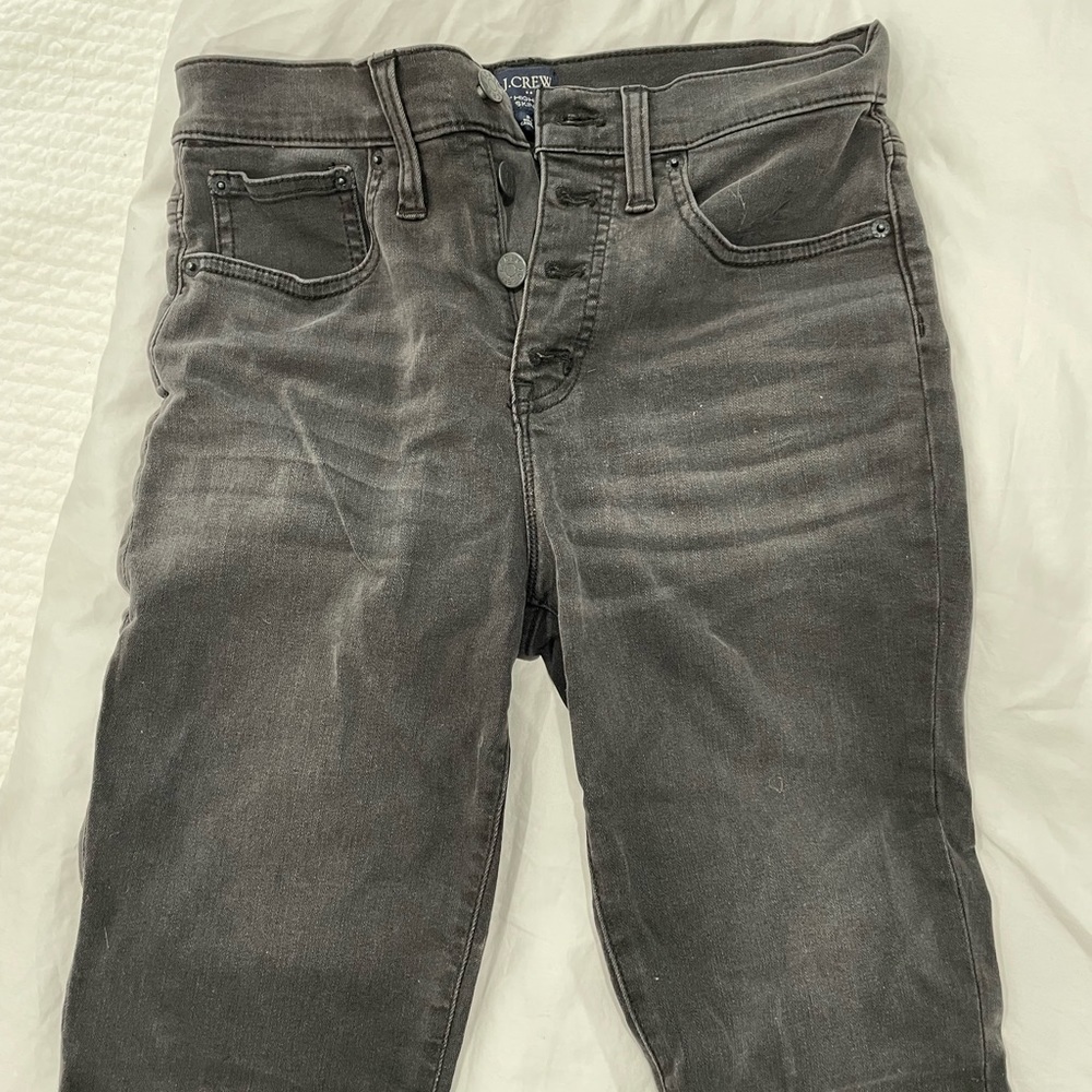 J crew black button up jeans